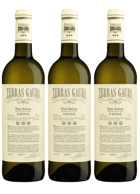 Bodegas Terras Gauda 3 Bottle Pack O Rosal Albarino 2022 750ml