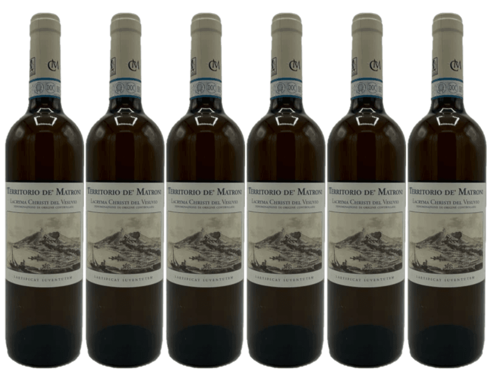 Cantine Matrone 6 Bottle Pack Territorio de Matroni Lacryma Christi del Vesuvio Bianco 2018 750ml