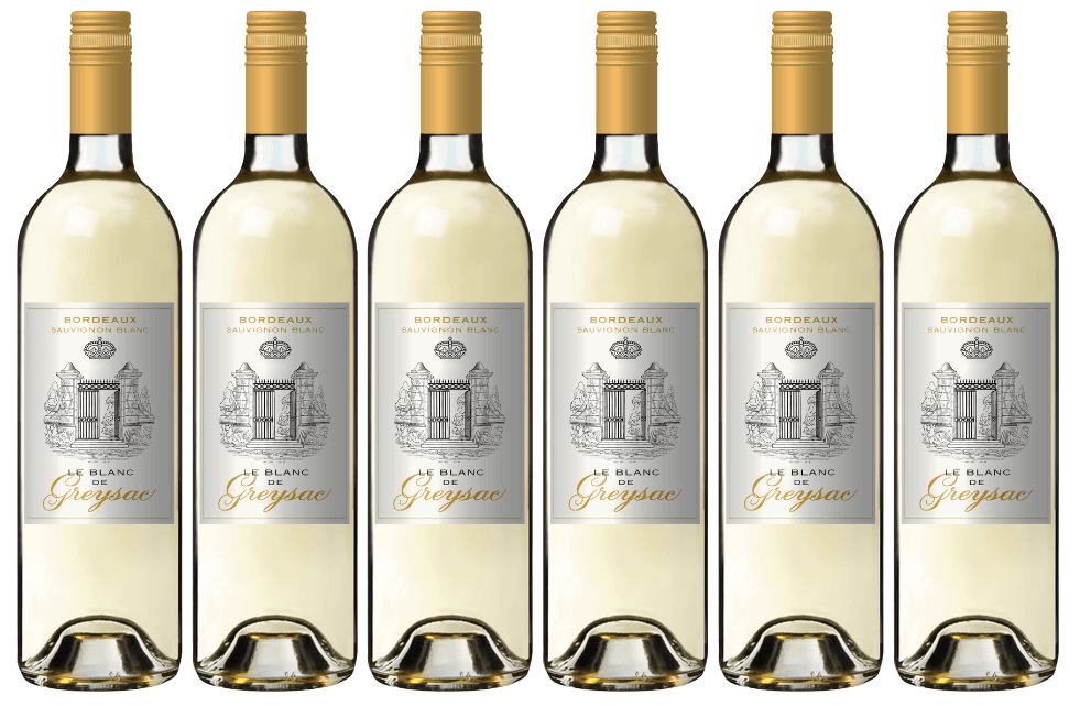 Chateau Greysac 6 Bottle Pack Bordeaux Blanc  2018 750ml