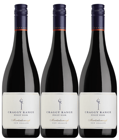Craggy Range 3 Bottle Pack Martinborough Pinot Noir 2022 750ml