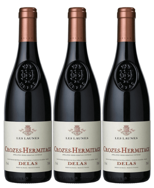 Delas Freres 3 Bottle Pack Crozes-Hermitage Les Launes 2021 750ml