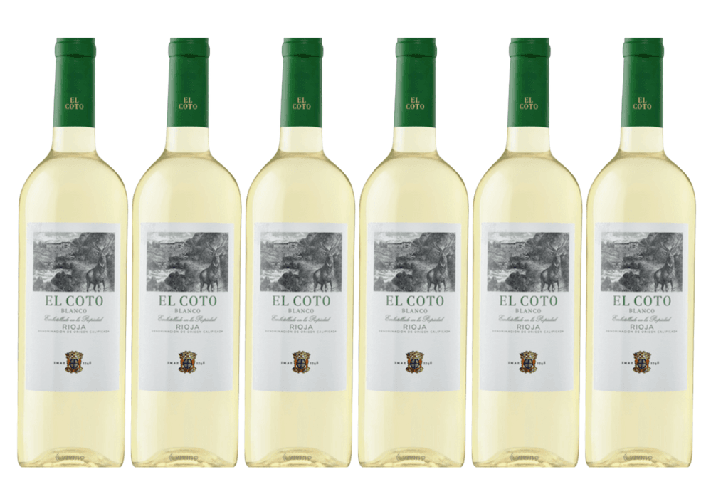 El Coto 6 Bottle Pack Blanco Rioja 2016 750ml