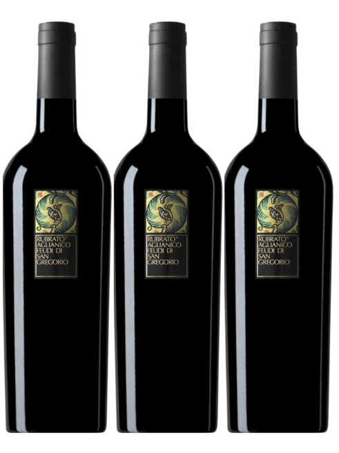 Feudi di San Gregorio 3 Bottle Pack Rubrato Aglianico Irpinia 2019 750ml