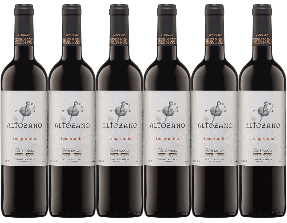 Finca Constancia Altozano 6 Bottle Pack Tempranillo Vino de la Tierra de Castilla 2018 750ml