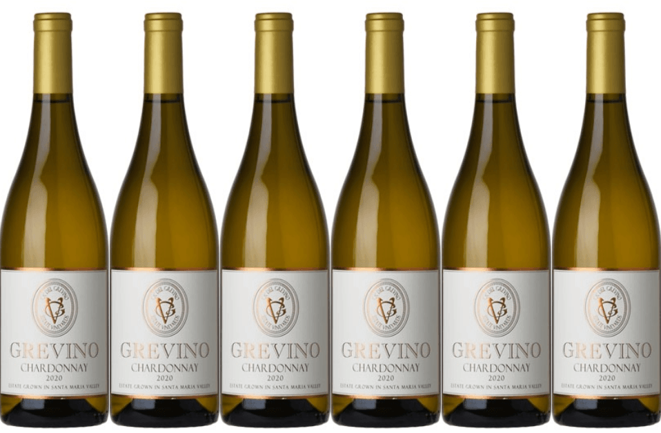 Grevino 6 Bottle Pack Santa Maria Chardonnay 2020 750ml
