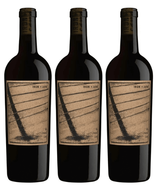 Iron + Sand  3 Bottle Pack Paso Robles Cabernet Sauvignon 2021 750ml