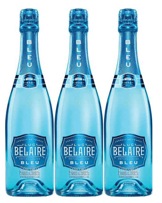 Luc Belaire 3 Bottle Pack Edition Limitee Bleu Sparkling  750ml