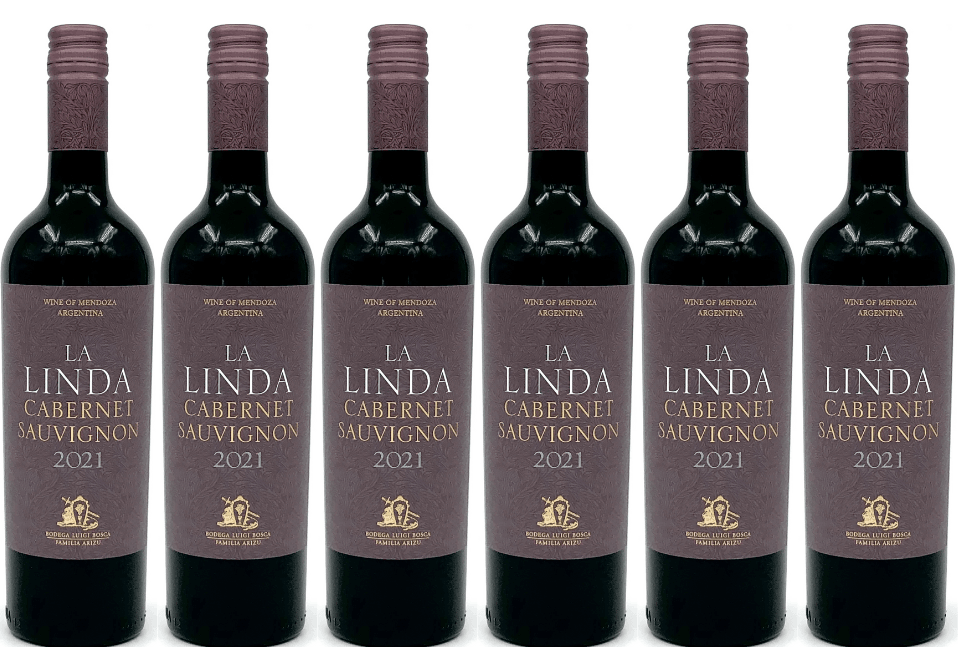 Luigi Bosca Finca 6 Bottle Pack La Linda Cabernet Sauvignon 2021 750ml