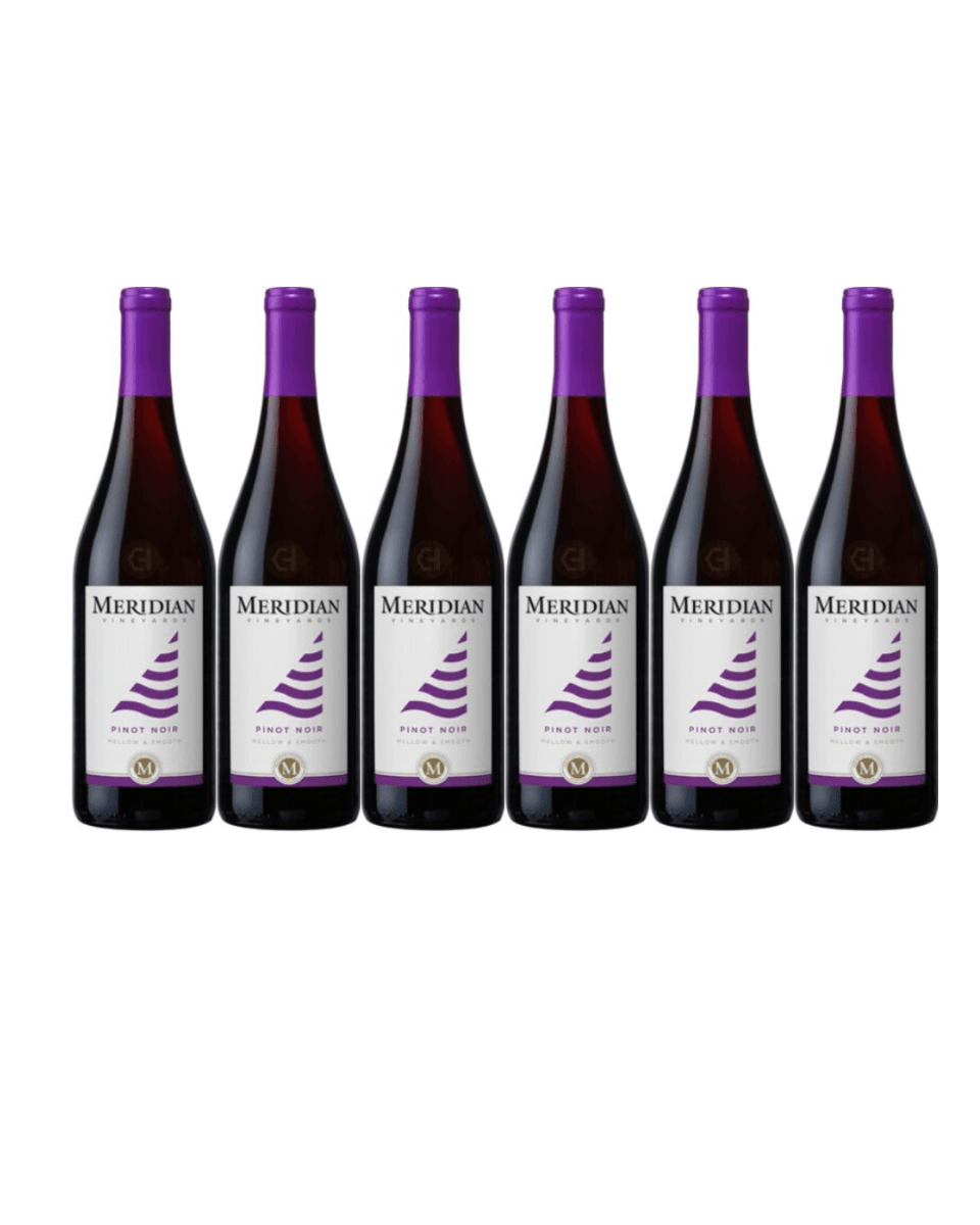 Meridian Vineyards 6 Bottle Pack California Pinot Noir 2020 750ml