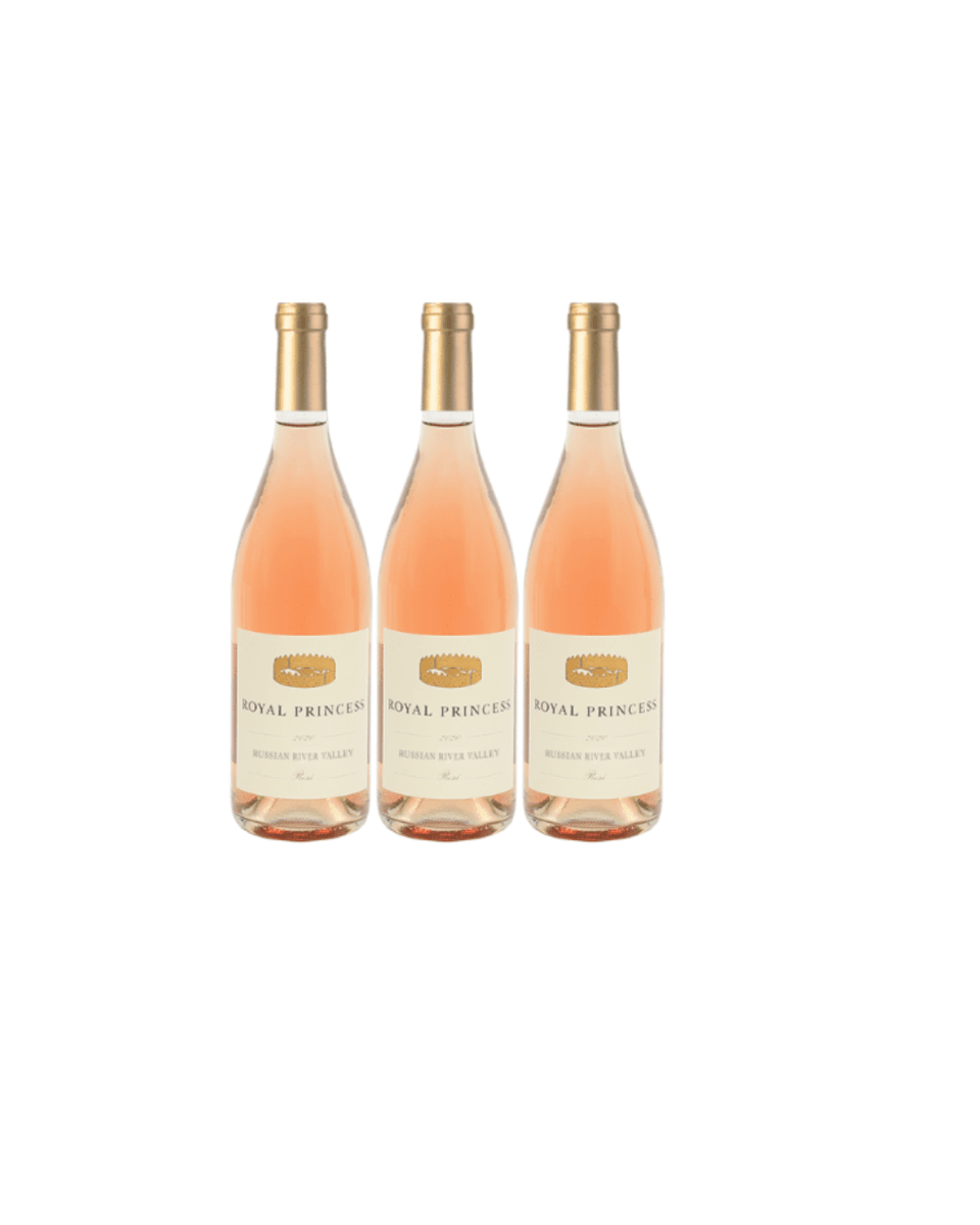 Royal Princess 3 Bottle Pack Royal Princess Sonoma Rose 2018 750ml