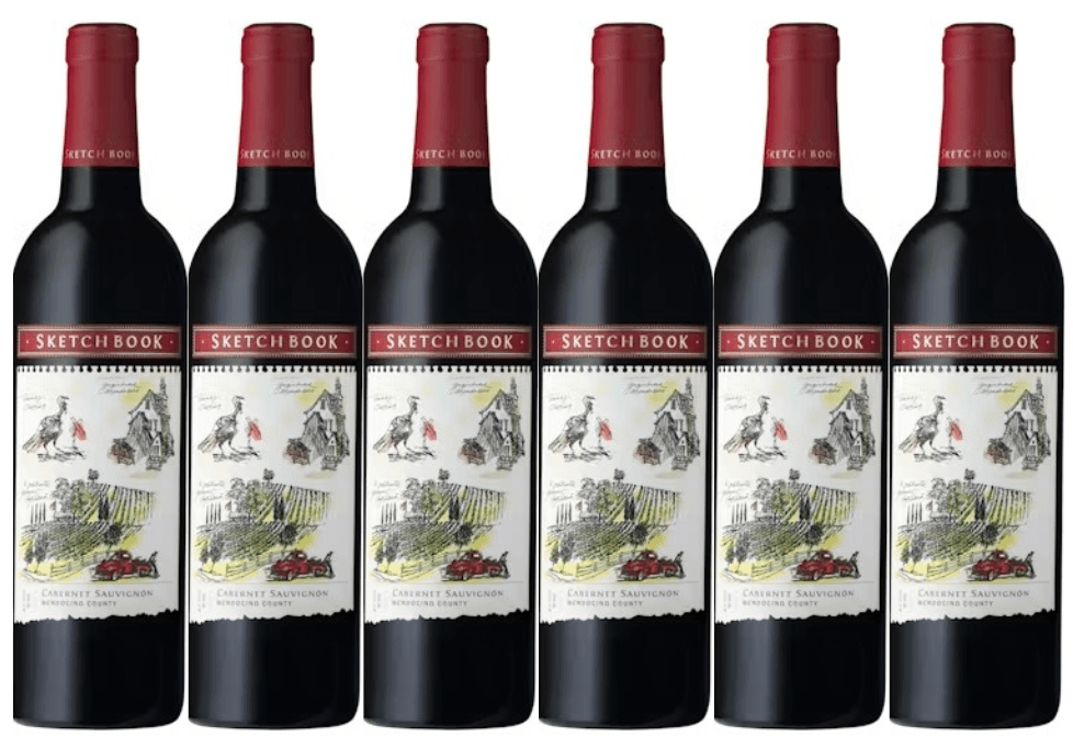 Sketchbook 6 Bottle Pack Mendocino Collection Cabernet Sauvignon 2019 750ml