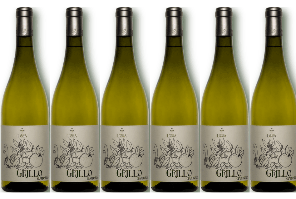 Vino Lauria 6 Bottle Pack Grillo Giardinello Terre Siciliane  2016 750ml