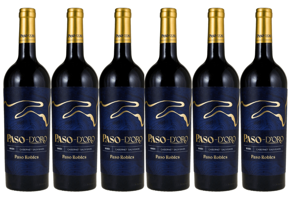 Paso D'Oro 6 Bottle Pack Cabernet Sauvignon Paso Robles 2021 750ml