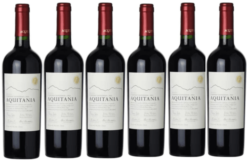 Aquitania 6 Bottle Pack Maipo Valley Cabernet Sauvignon 2015 750ml