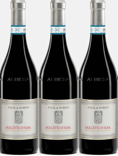 Paola Sordo 3 Bottle Pack Dolcetto d'Alba Piedmond 2020 750ml