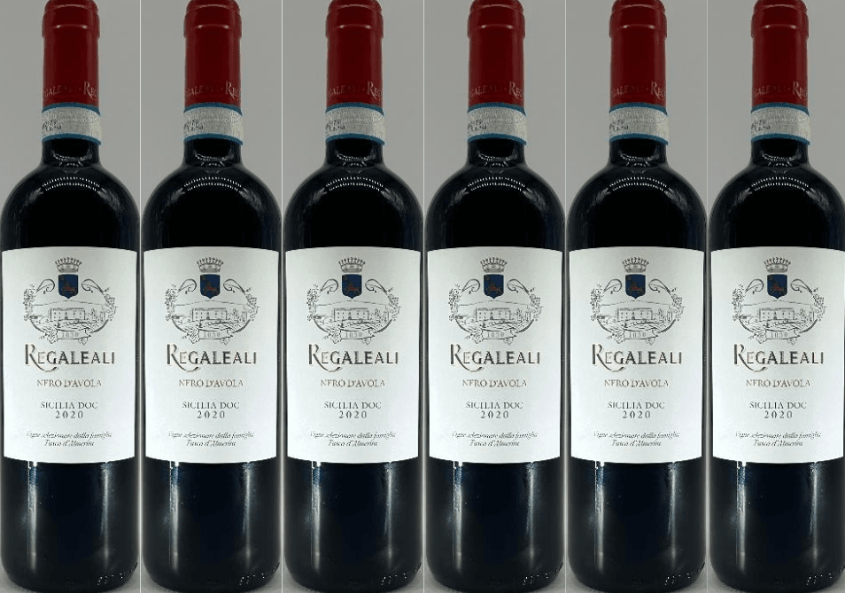 Tasca d'Almerita Tenuta Regaleali 6 Bottle Pack Nero d'Avola Sicilia 2020 750ml