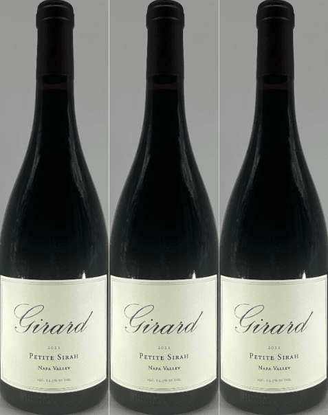 Girard 3 Bottle Pack Petite Sirah 2021 750ml