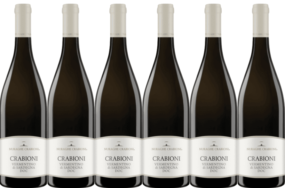 Nuraghe Crabioni  6 Bottle Pack Vermentino di Sardegna 2021 750ml