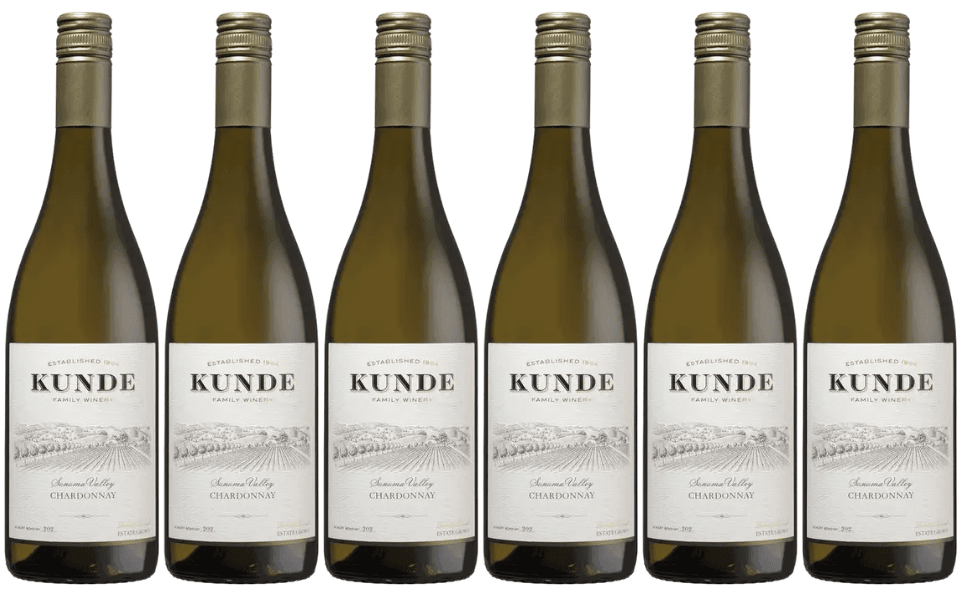 Kunde Family 6 Bottle Pack Estate Chardonnay 2022 750ml