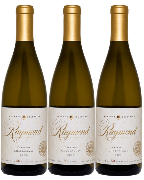 Raymond Vineyard & Cellar 3 Bottle Pack Reserve Selection Chardonnay 2023 750ml