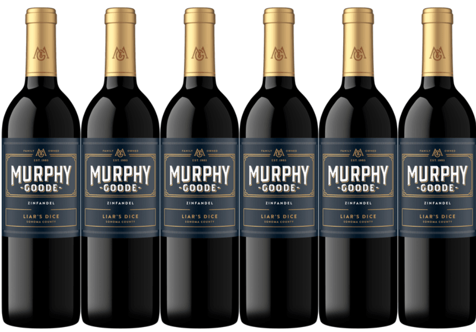 Murphy-Goode 6 Bottle Pack Liar's Dice Zinfandel 2021 750ml