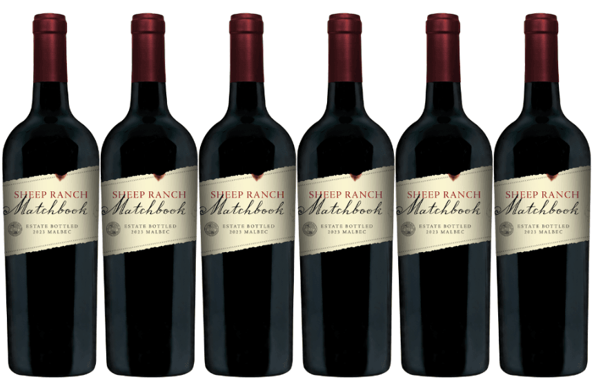 Matchbook 6 Bottle Pack Malbec Dunnigan Hills 2023 750ml