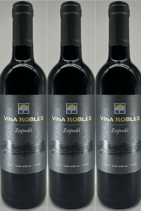 Vina Robles 3 Bottle Pack Paso Robles Zinfandel 2022 750ml
