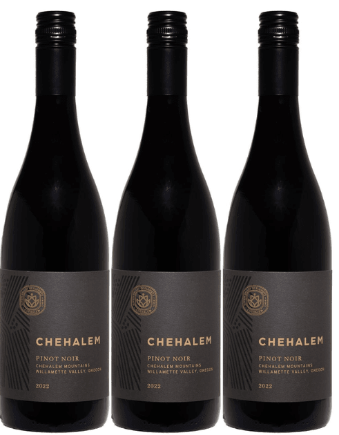 Chehalem Wines 3 Bottle Pack Pinot Noir Chehalem Mountains 2022 750ml