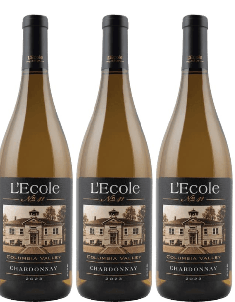 L'Ecole No. 41 3 Bottle Pack Chardonnay Columbia Valley 2023 750ml