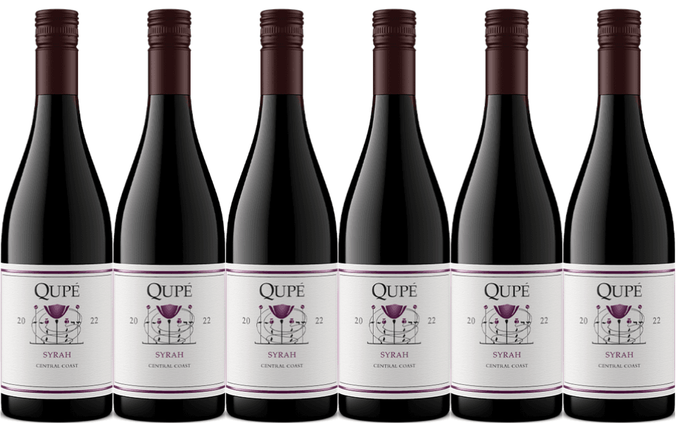 Qupe 6 Bottle Pack Syrah Central Coast 2022 750ml