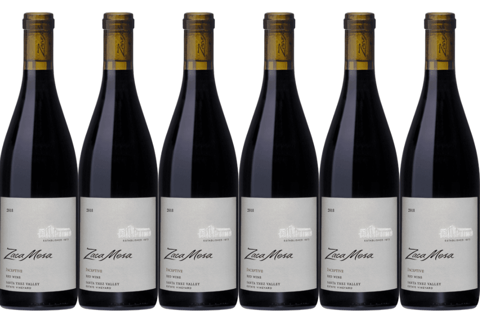 Zaca Mesa Estate 6 Bottle Pack Inceptive Red Santa Ynez Valley 2018 750ml