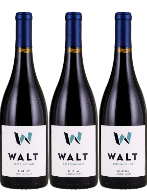 WALT Wines 3 Bottle Pack Blue Jay Pinot Noir Anderson Valley 2023 750ml
