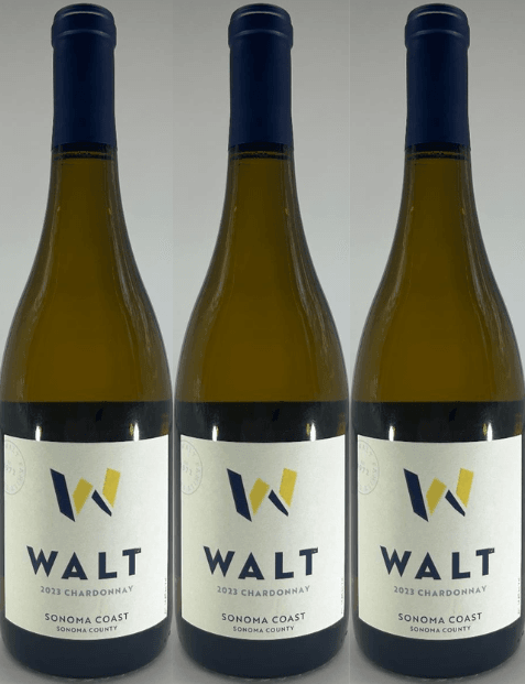 WALT Wines 3 Bottle Pack Sonoma Coast Chardonnay 2023 750ml
