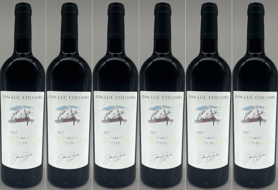Jean-Luc Colombo 6 Bottle Pack Cotes du Rhone Les Forots Rhone 2017 750ml